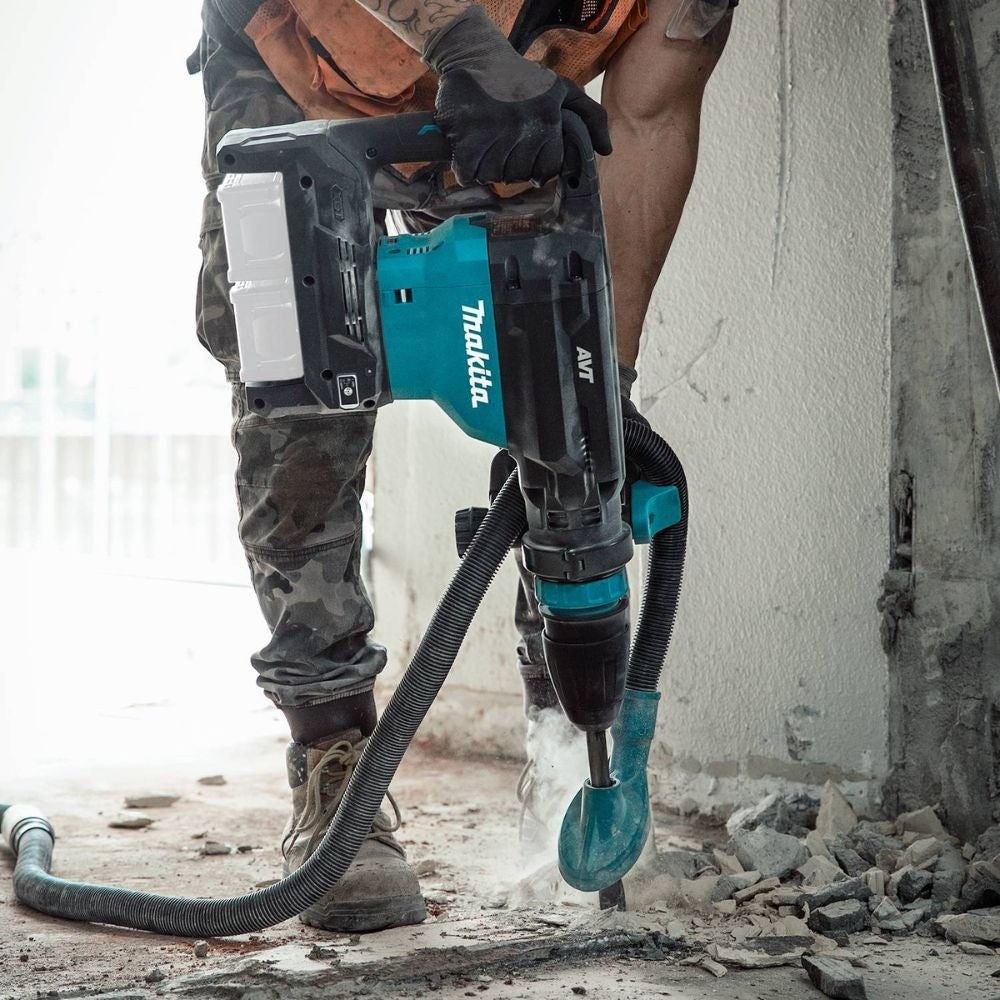 Makita GMH02Z 80V max (40V max X2) XGT Brushless 28 lb. AVT Demolition Hammer, accepts SDS-MAX bits, AWS Capable (Tool Only) - 11