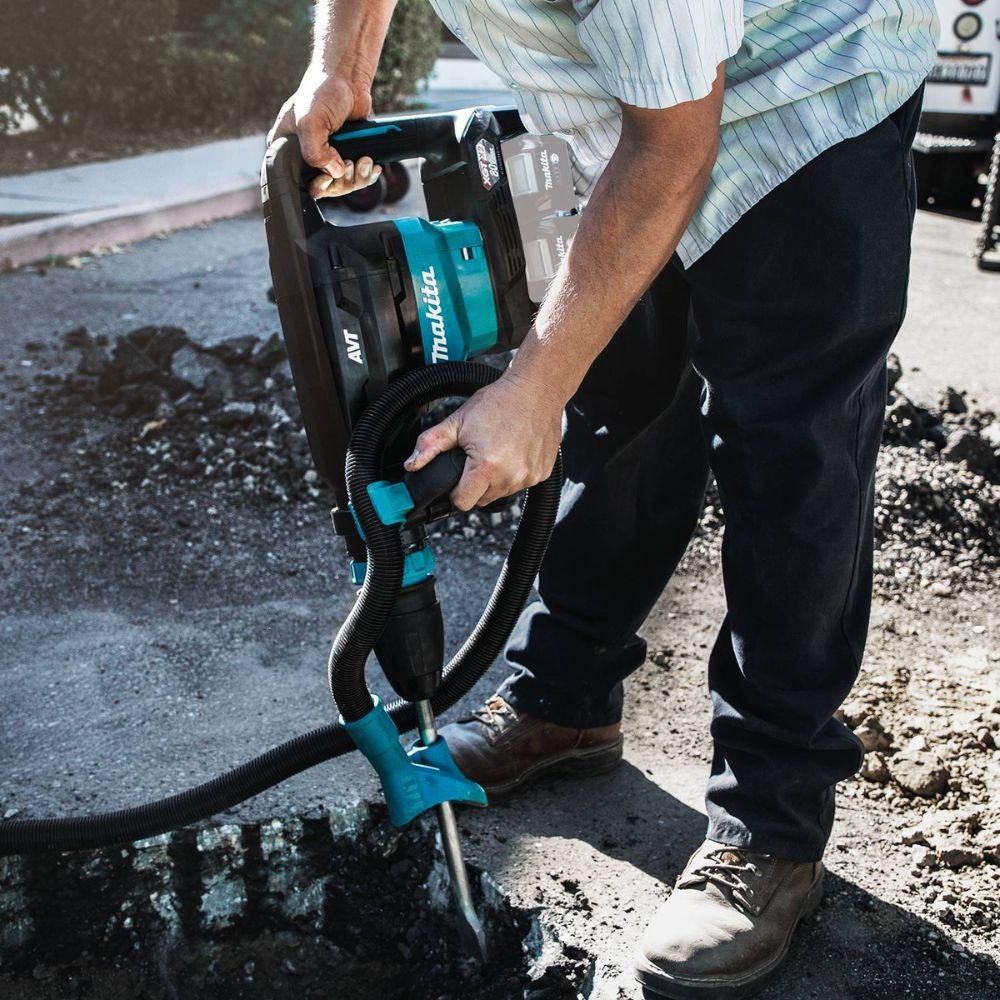 Makita GMH02Z 80V max (40V max X2) XGT Brushless 28 lb. AVT Demolition Hammer, accepts SDS-MAX bits, AWS Capable (Tool Only) - 21
