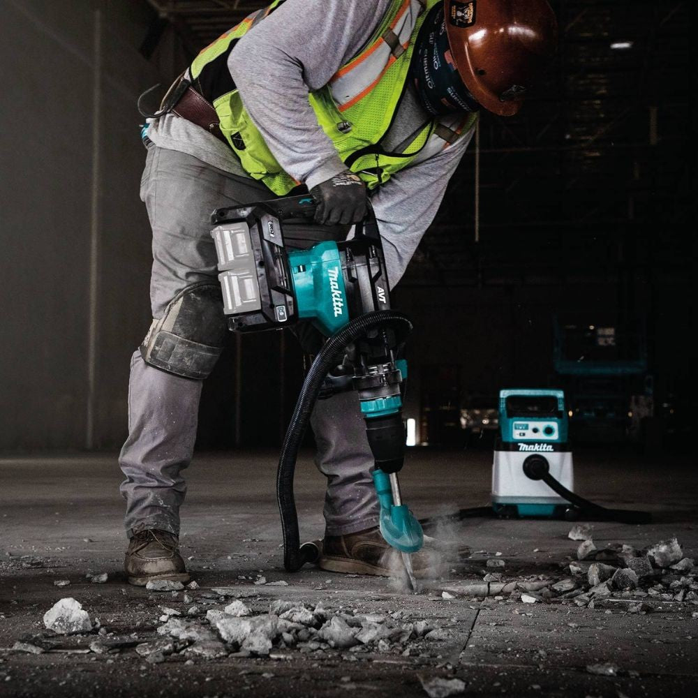 Makita GMH02Z 80V max (40V max X2) XGT Brushless 28 lb. AVT Demolition Hammer, accepts SDS-MAX bits, AWS Capable (Tool Only) - 22