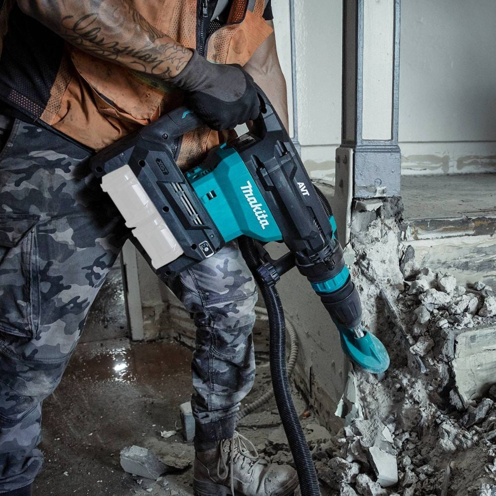 Makita GMH02Z 80V max (40V max X2) XGT Brushless 28 lb. AVT Demolition Hammer, accepts SDS-MAX bits, AWS Capable (Tool Only) - 23