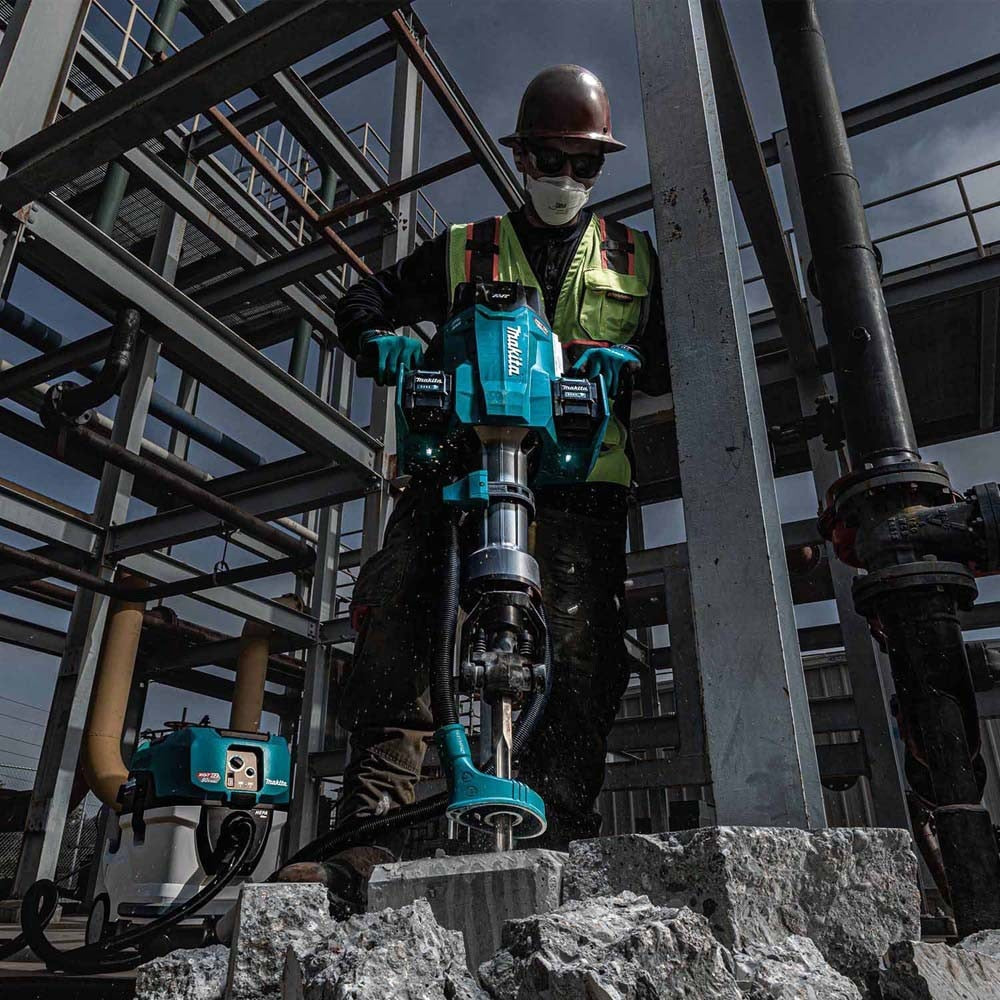 Makita GMH04PL4X 80V max XGT Brushless 70 lb. 1-1/8" Hex AVT Breaker Hammer Kit w/ 4 Batt (8.0Ah) - 22