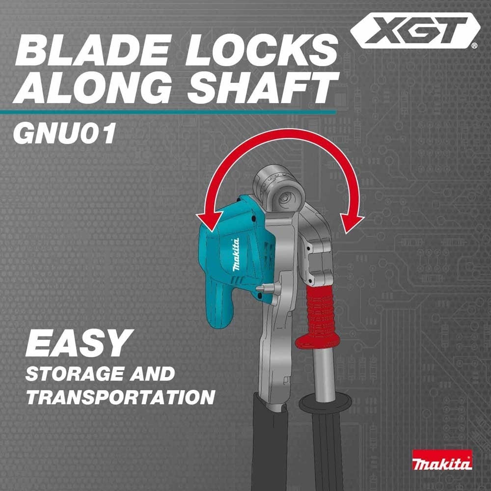 Makita GNU01M1 40V max XGT Brushless Cordless 24" Articulating Pole Hedge Trimmer Kit (4.0Ah) - 20