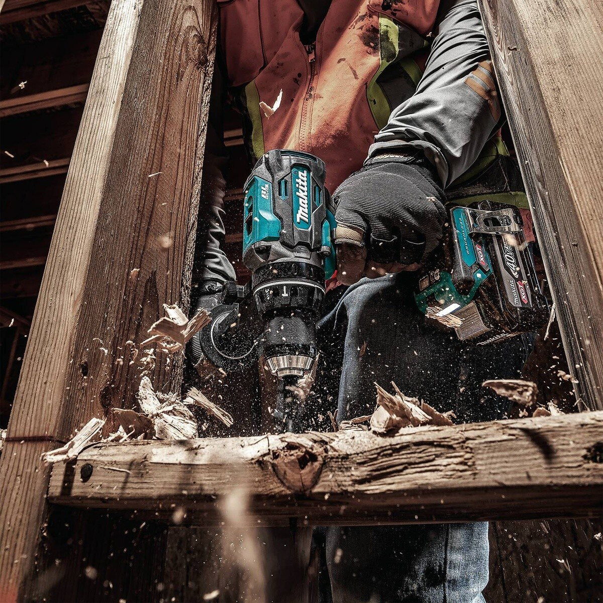 Makita GPH03SU1 40V max XGT Brushless Cordless 3-Speed 1/2" Hammer Driver-Drill Kit (4.0Ah Battery) - 15