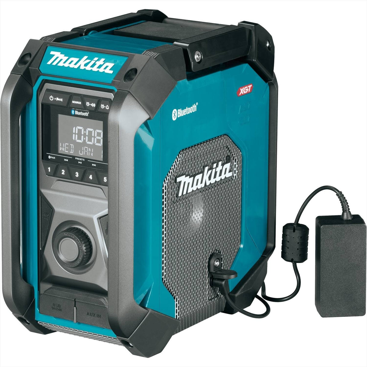 Makita GRM03 40V max XGT Cordless Bluetooth Job Site Radio, Tool Only - 5