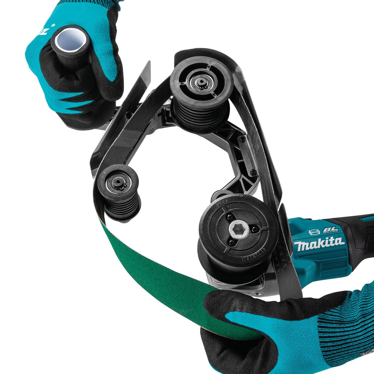 Makita GSB02Z 40V max XGT Brushless Cordless 1-9-16" x 30" Pipe Belt Sander Tool Only - 5