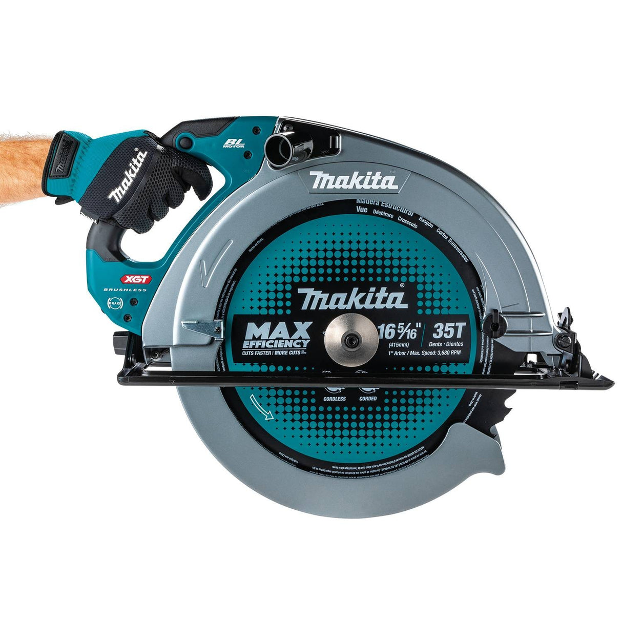 Makita GSH06Z 40V max XGT Brushless Cordless 16-5/16" Circular Saw Tool Only–High-Capacity Cordless - 4
