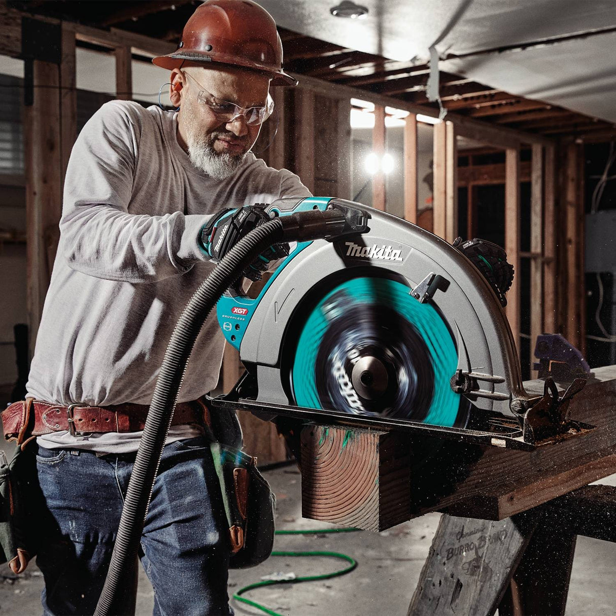 Makita GSH06Z 40V max XGT Brushless Cordless 16-5/16" Circular Saw Tool Only–High-Capacity Cordless - 28