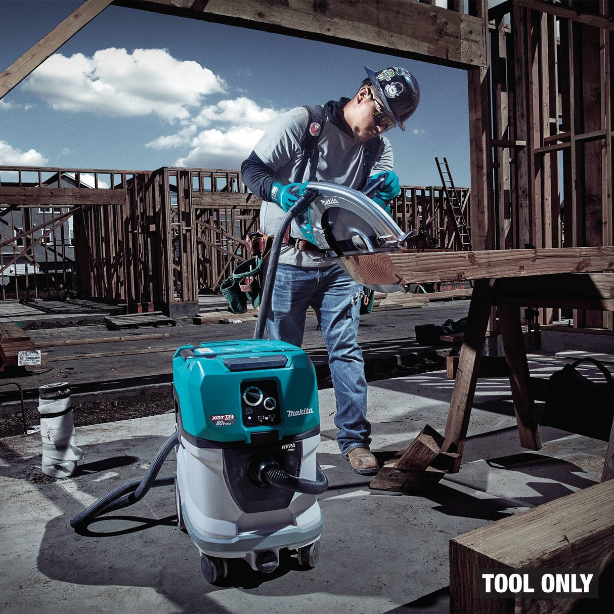 Makita GSH06Z 40V max XGT Brushless Cordless 16-5/16" Circular Saw Tool Only–High-Capacity Cordless - 32