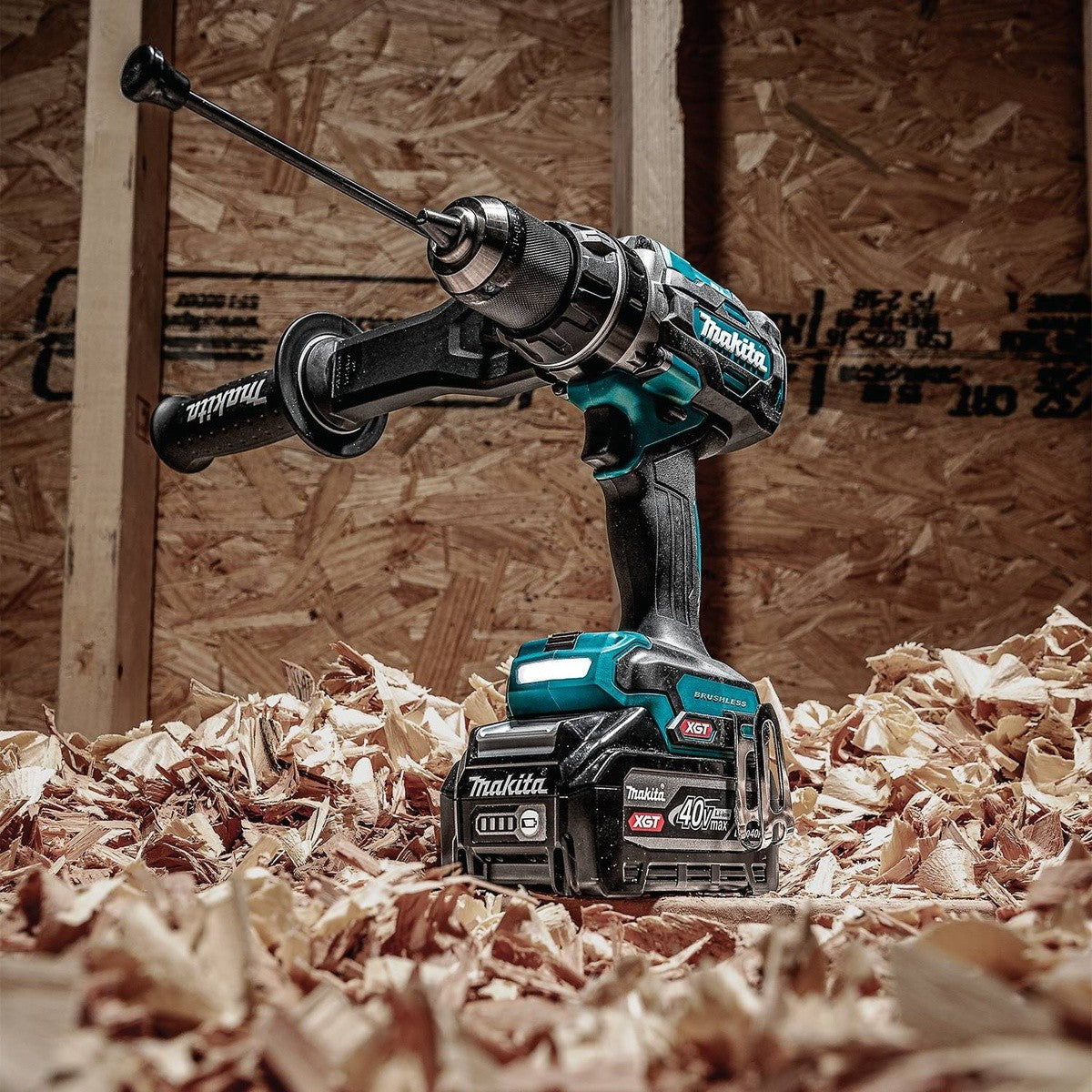 Makita GT202SU1D1 40V max XGT Brushless Cordless 2-Pc Combo Kit with Hammer Driver-Drill and Impact Driver (2 Batteries) - 11