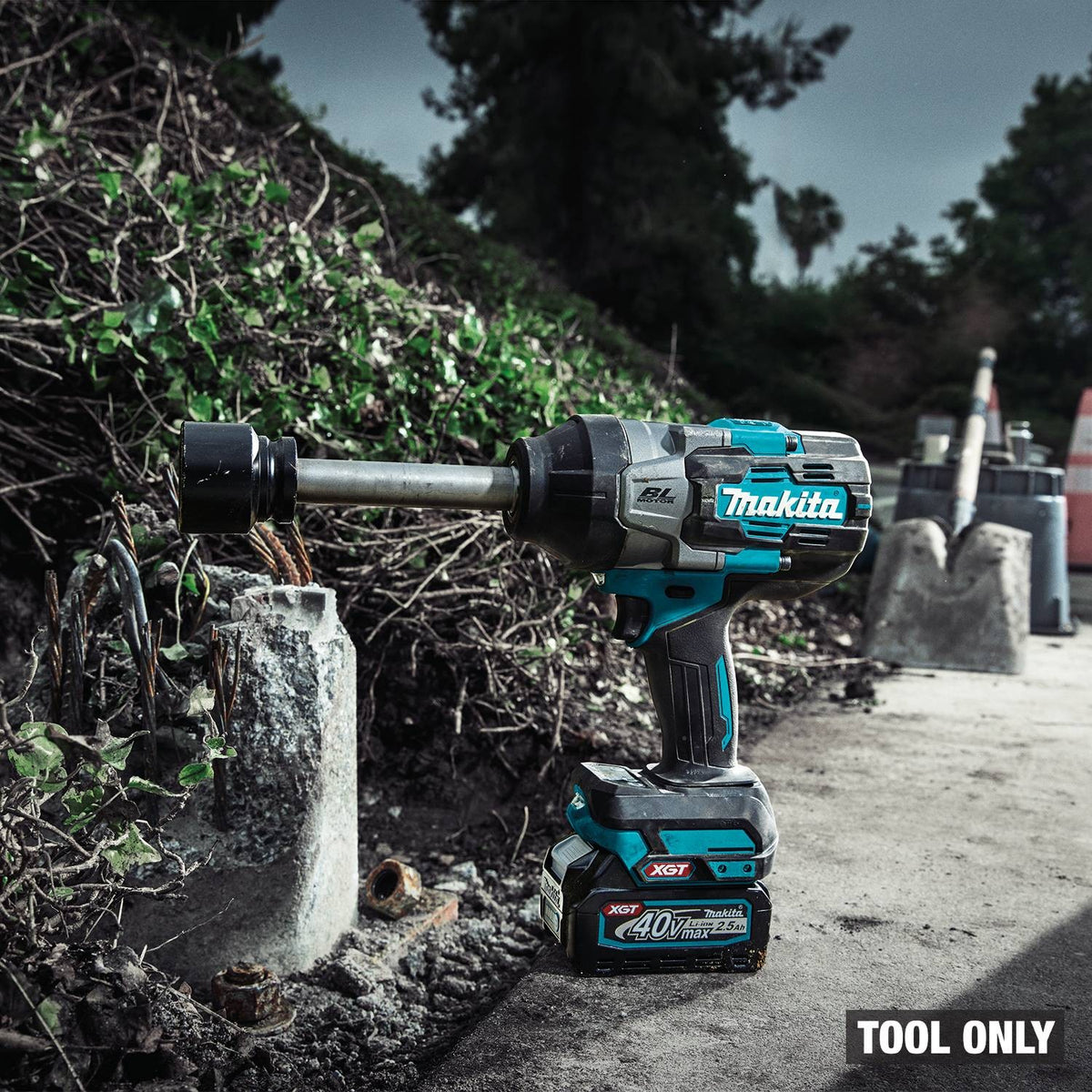 Makita GWT11Z 40V Max XGT Brushless Cordless 3/4" Sq. Drive Extended Anvil Impact Wrench Tool Only - 15