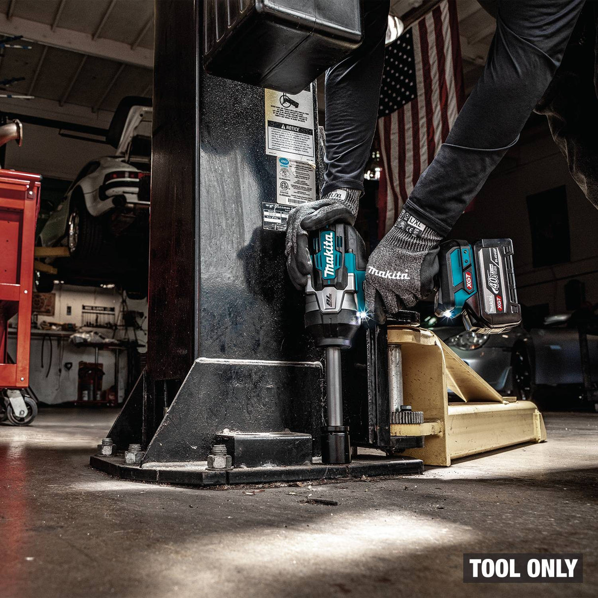 Makita GWT11Z 40V Max XGT Brushless Cordless 3/4" Sq. Drive Extended Anvil Impact Wrench Tool Only - 16