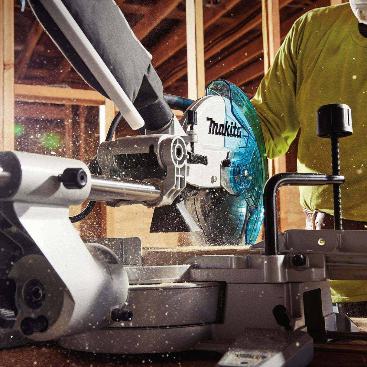 Makita LS1110F 10 in. Sliding Compound Miter Saw with LED Cut Line, 13A Motor, 4,500 RPM (Tool Only) - 17