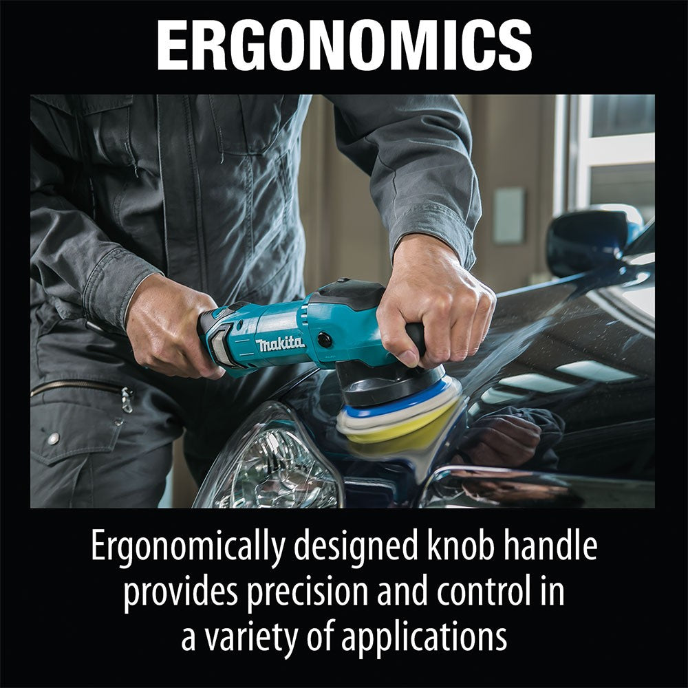Makita PO5000CX2 5" Dual Action Random Orbit Polisher - 13