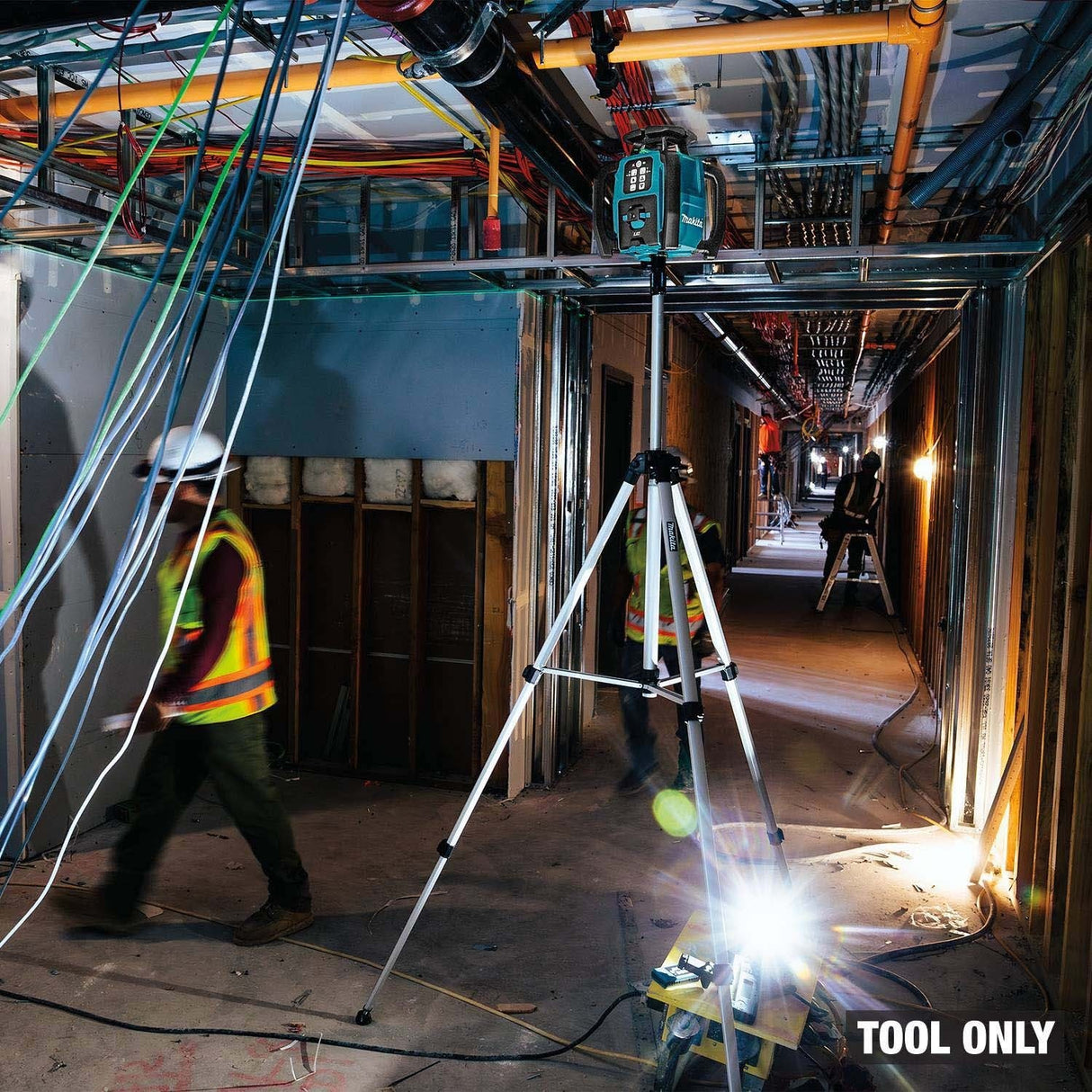 Makita SKR001Z 18V LXT Green Dual Slope 360 Degree Rotary Laser Level 2600 ft with Case (Tool Only) - 14