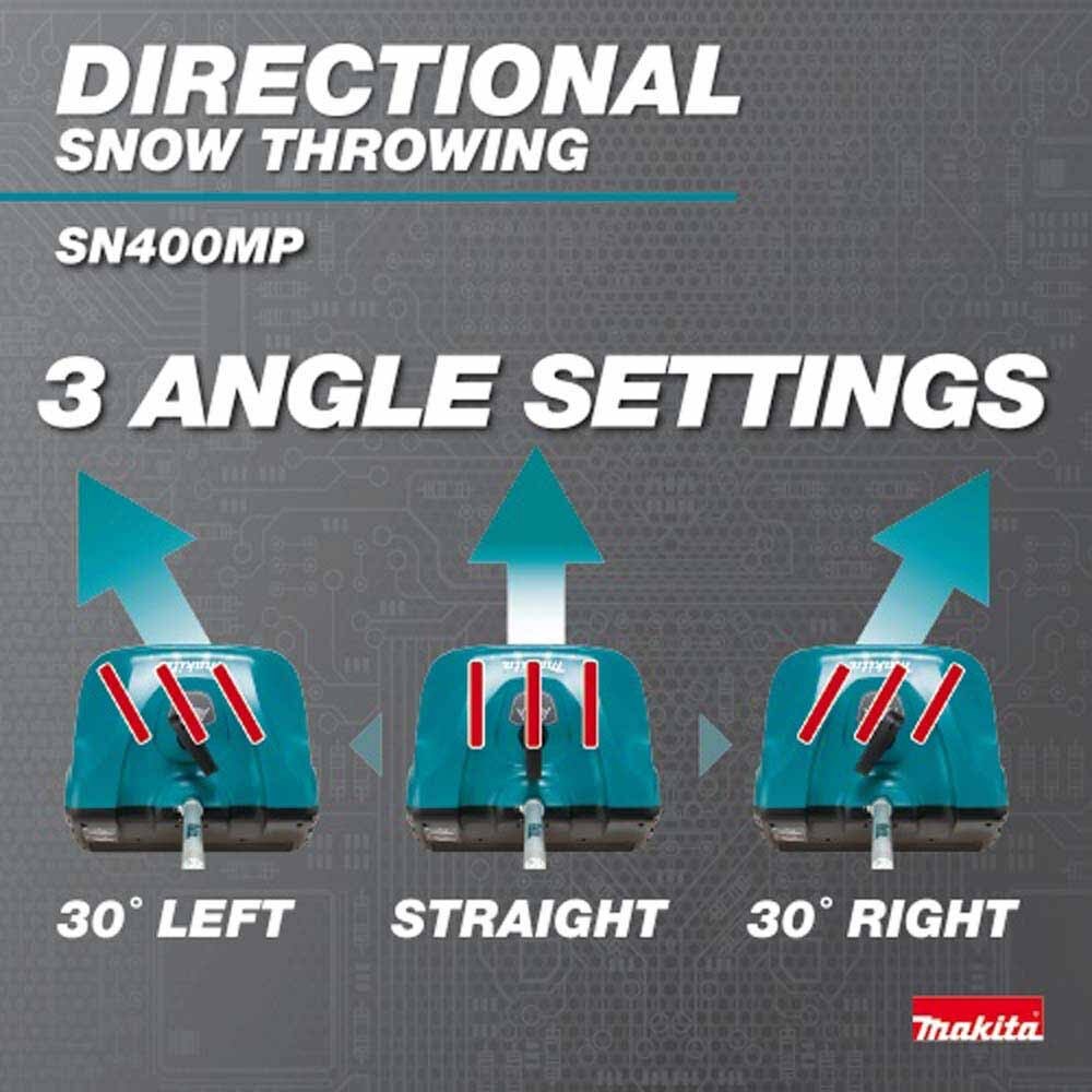 Makita SN400MP 12" Snow Shovel Attachment - 4