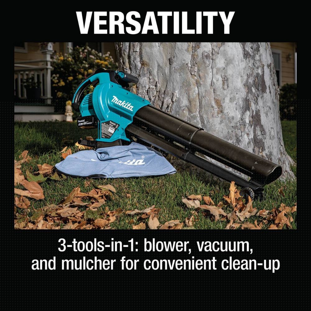 Makita XBU07SM1 18V LXT Brushless Blower / Vacuum Mulcher Kit (4.0Ah) - 6