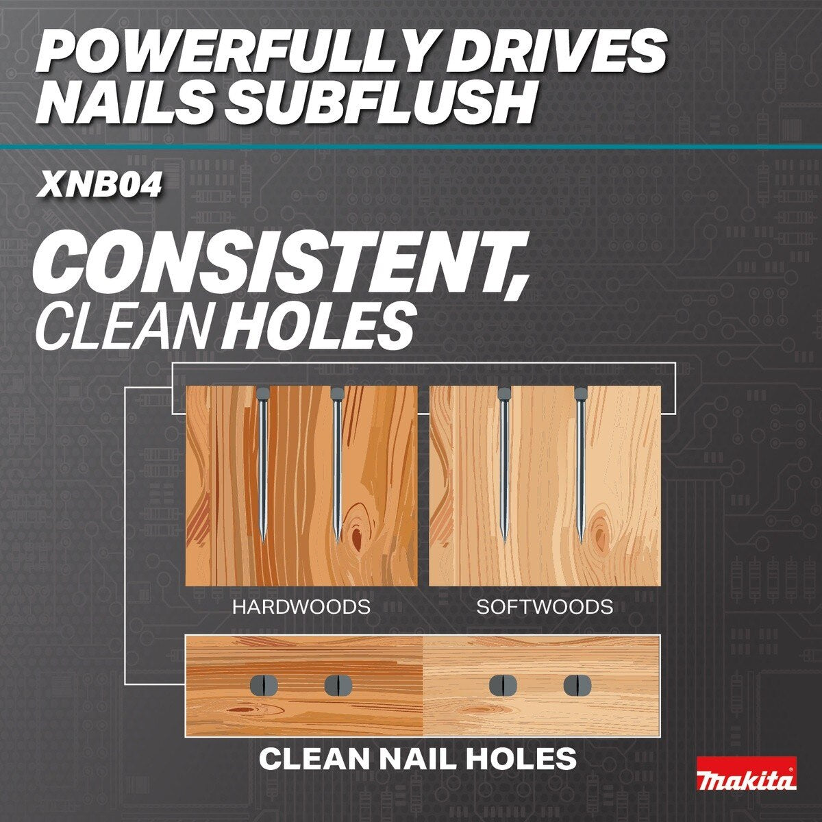 Makita XNB04Z 18V LXT Brushless Cordless 18 Gauge Brad Nailer, Tool Only - 9