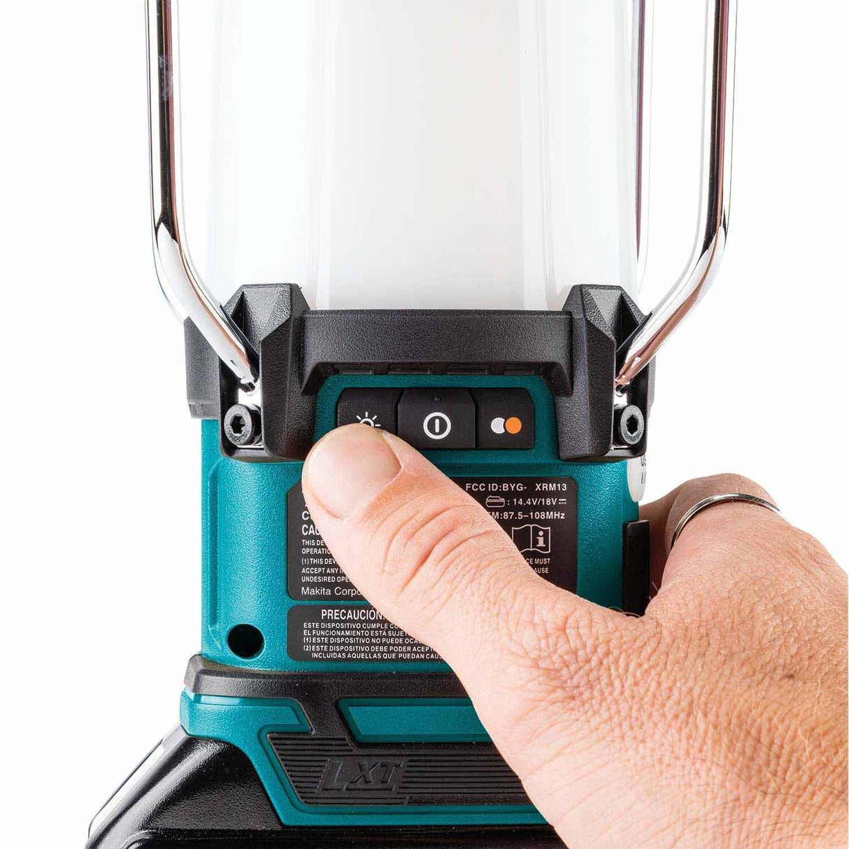 Makita XRM13 18V LXT Lithium-Ion Cordless Bluetooth Radio/LED Lantern, Tool Only - 5