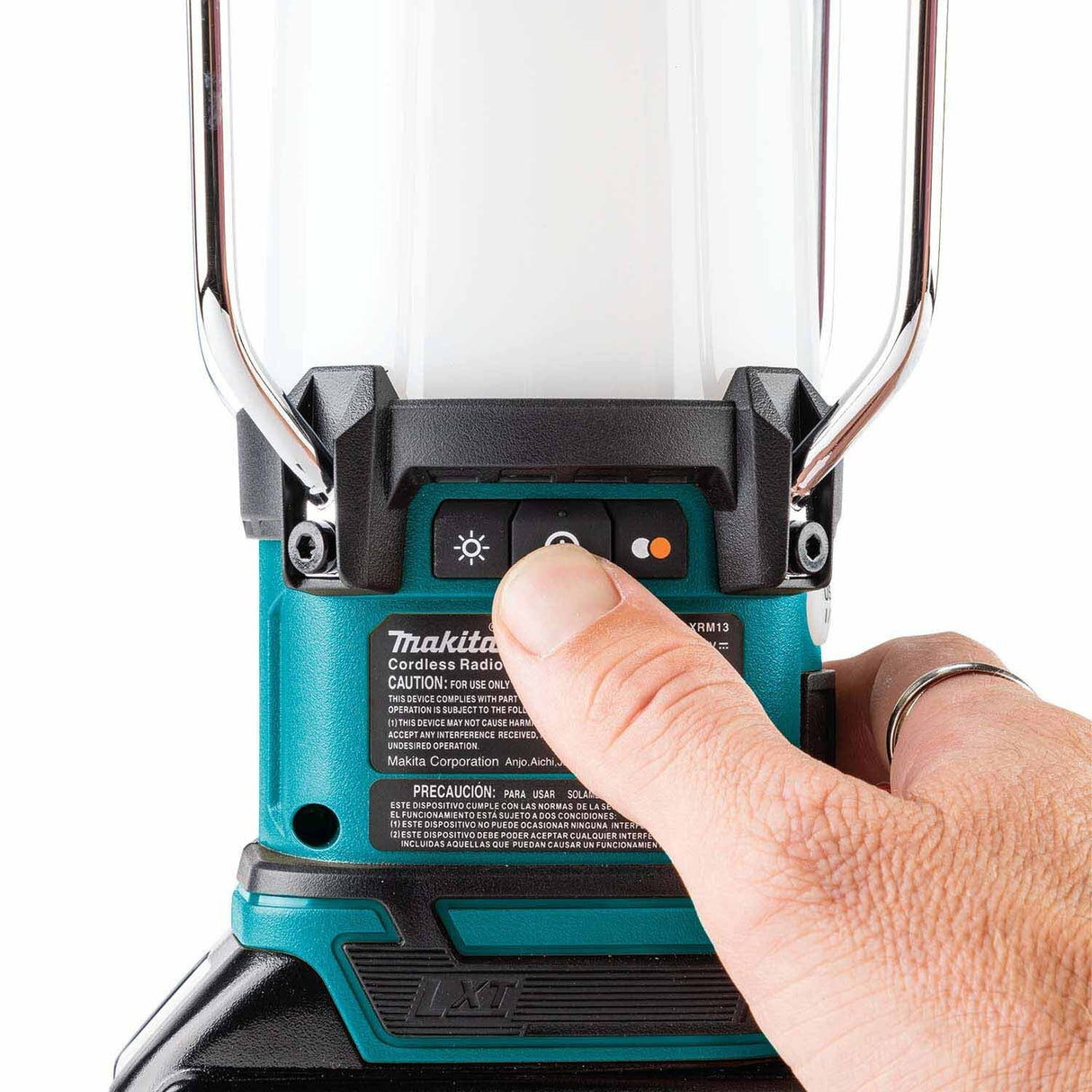 Makita XRM13 18V LXT Lithium-Ion Cordless Bluetooth Radio/LED Lantern, Tool Only - 6