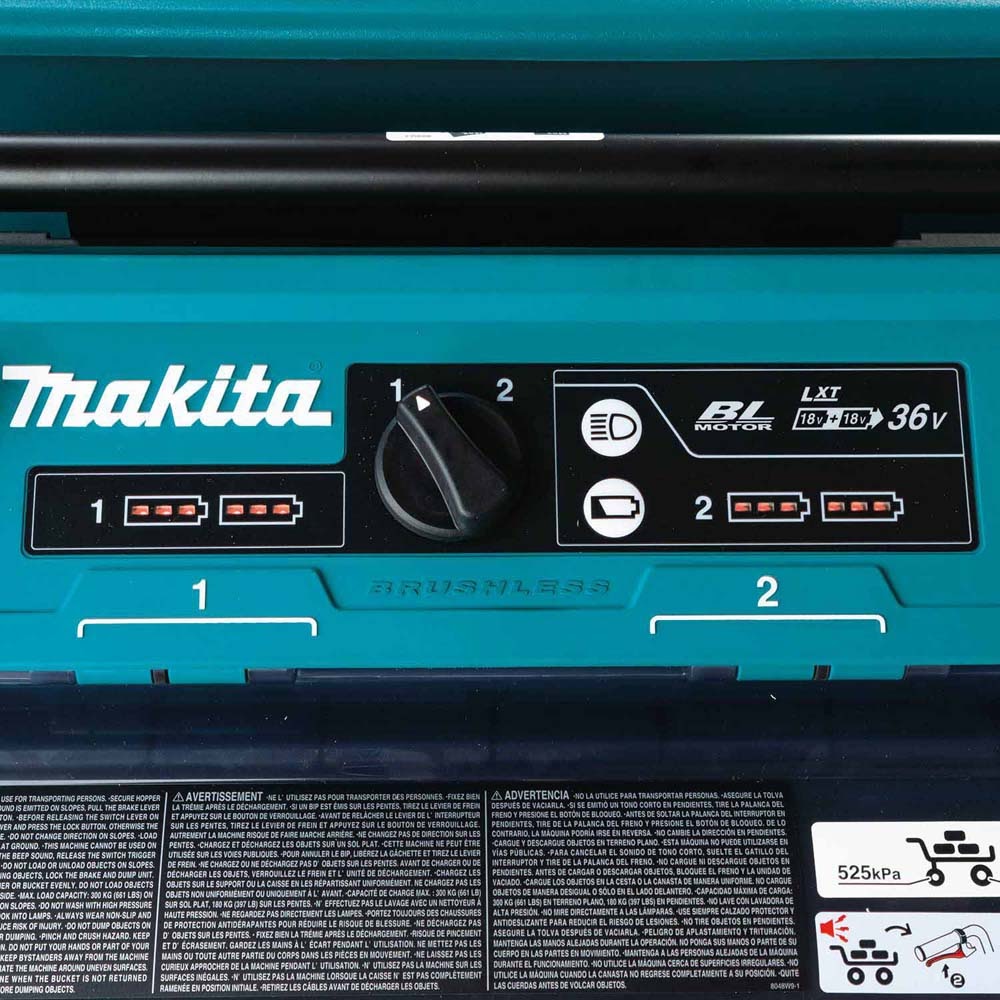 Makita XUC06Z 36V (18V X2) LXT Brushless Material Handling, Flat Bucket, Tool Only - 10