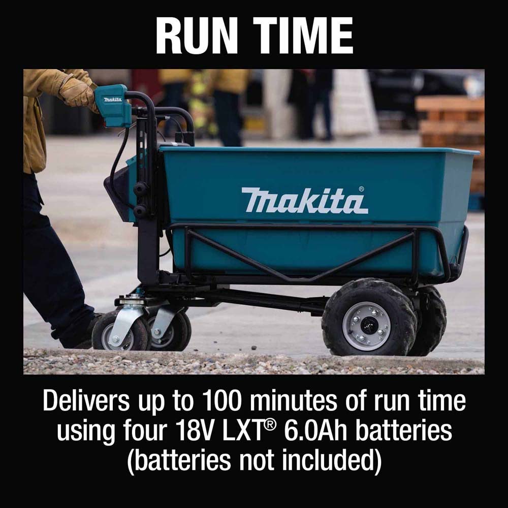 Makita XUC06Z 36V (18V X2) LXT Brushless Material Handling, Flat Bucket, Tool Only - 14