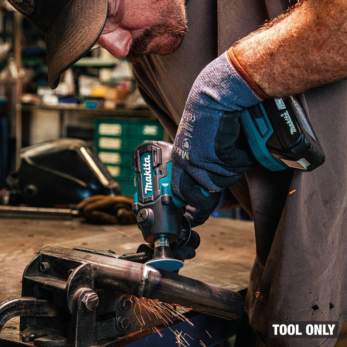 Makita XVP01Z 18V LXT Lithium?Ion Brushless Cordless 3" Polisher / 2" Sander, Tool Only - 17