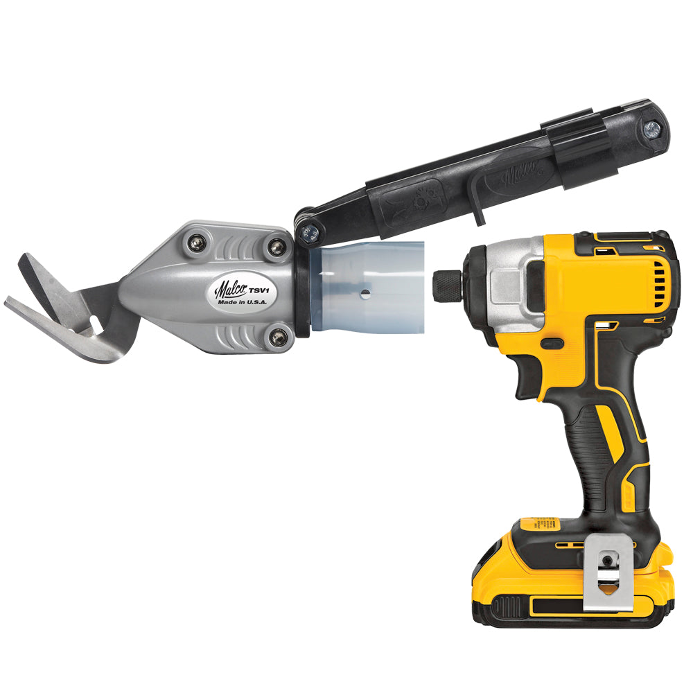Malco TSV1 Turbo Shear Vinyl Cutting Drill Attachment