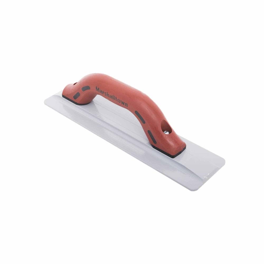 MarshallTown 142D 12 x 3 1/8 Magnesium Hand Float with DuraSoft Handle - 2