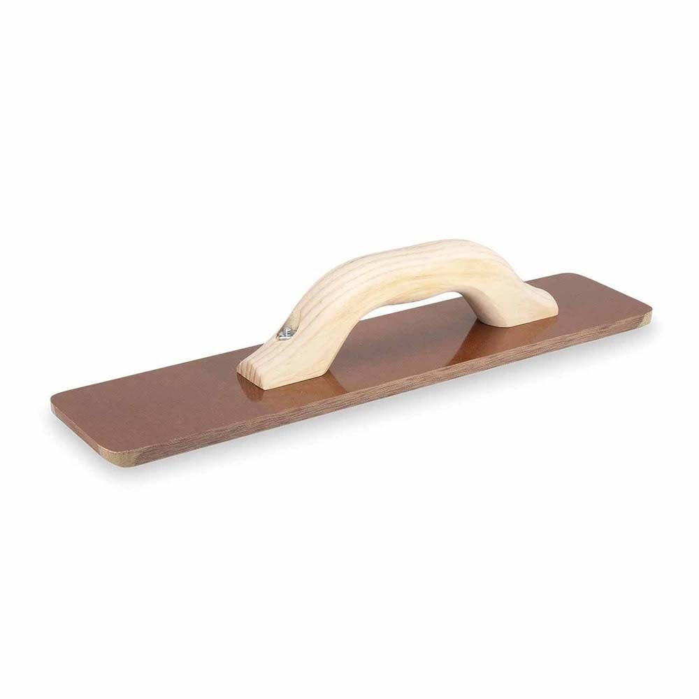 MarshallTown 4526W 16" x 3-1-2" Resin Hand Float Square End with Wood Handle - 2