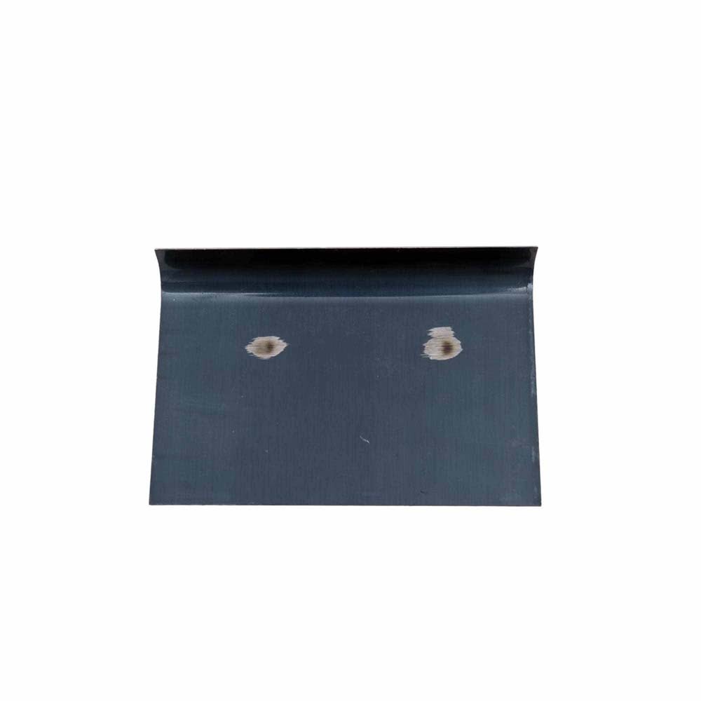 MarshallTown CE561B QLT Blue Steel Hand Edger 6" x 6" 3/8" Radius 1/2" Lip Wood Handle - 5