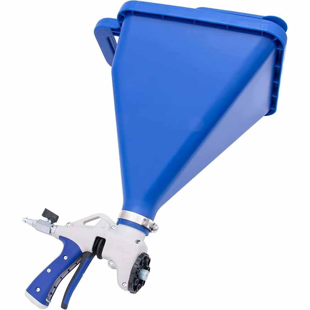 Marshalltown 28295 SharpShooter 2.1 Hopper Gun Kit with 2-Gallon Hopper and 45 Degree Angle Adapter - 4
