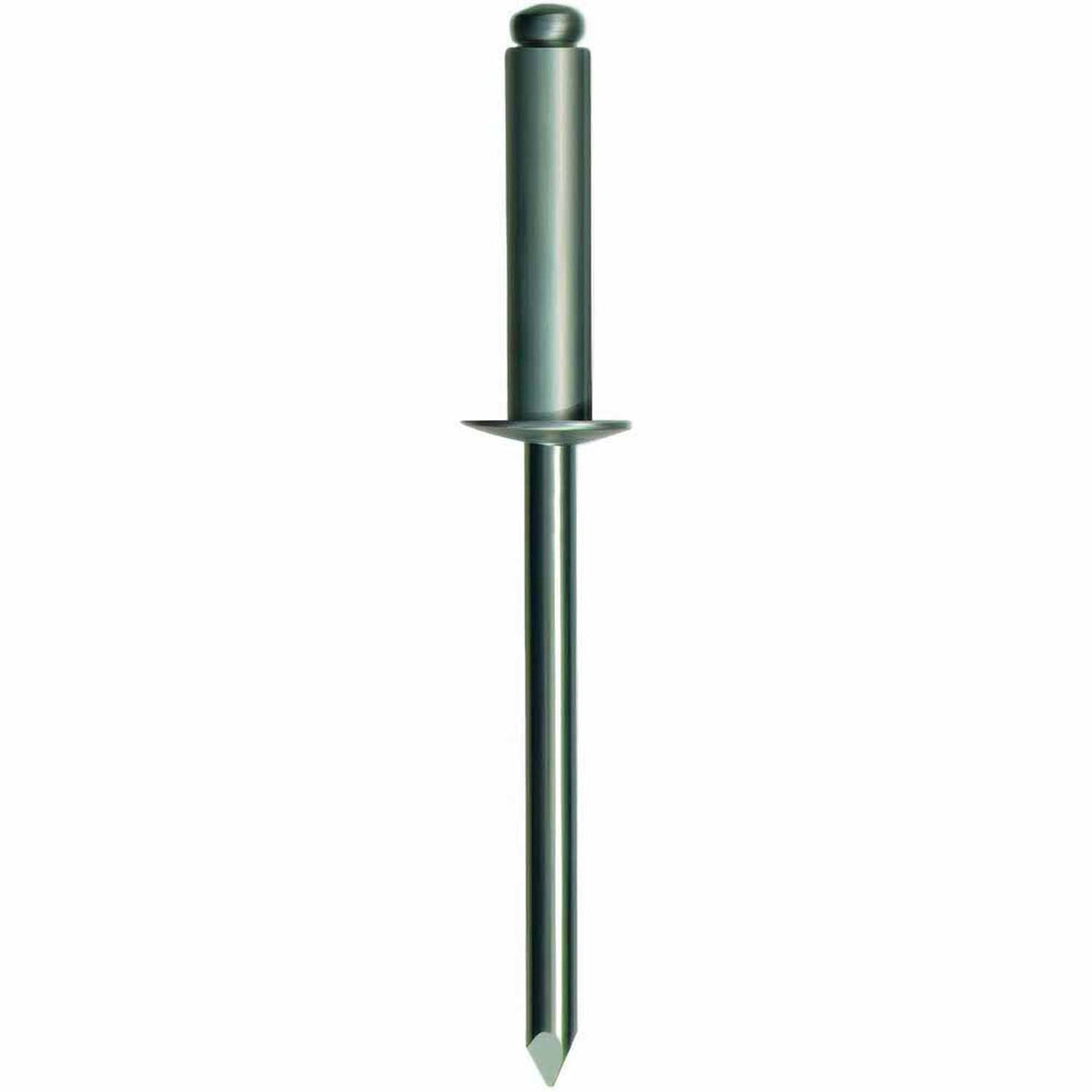 Marson 48600 Open End Blind Rivet, Copper Body with Button Head, 1/8 in. Diameter, #30 Drill, 0.063-0.125 in. Grip (500 Pack)