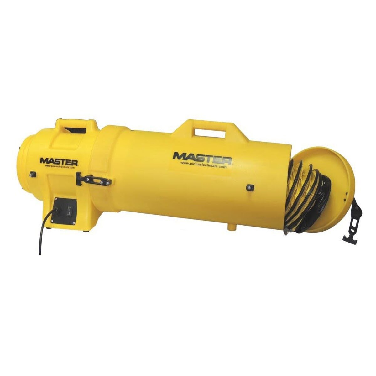 Master MB-P0813-DC25 8 Inch Confined Space Ventilator with 25 ft Flexible Duct