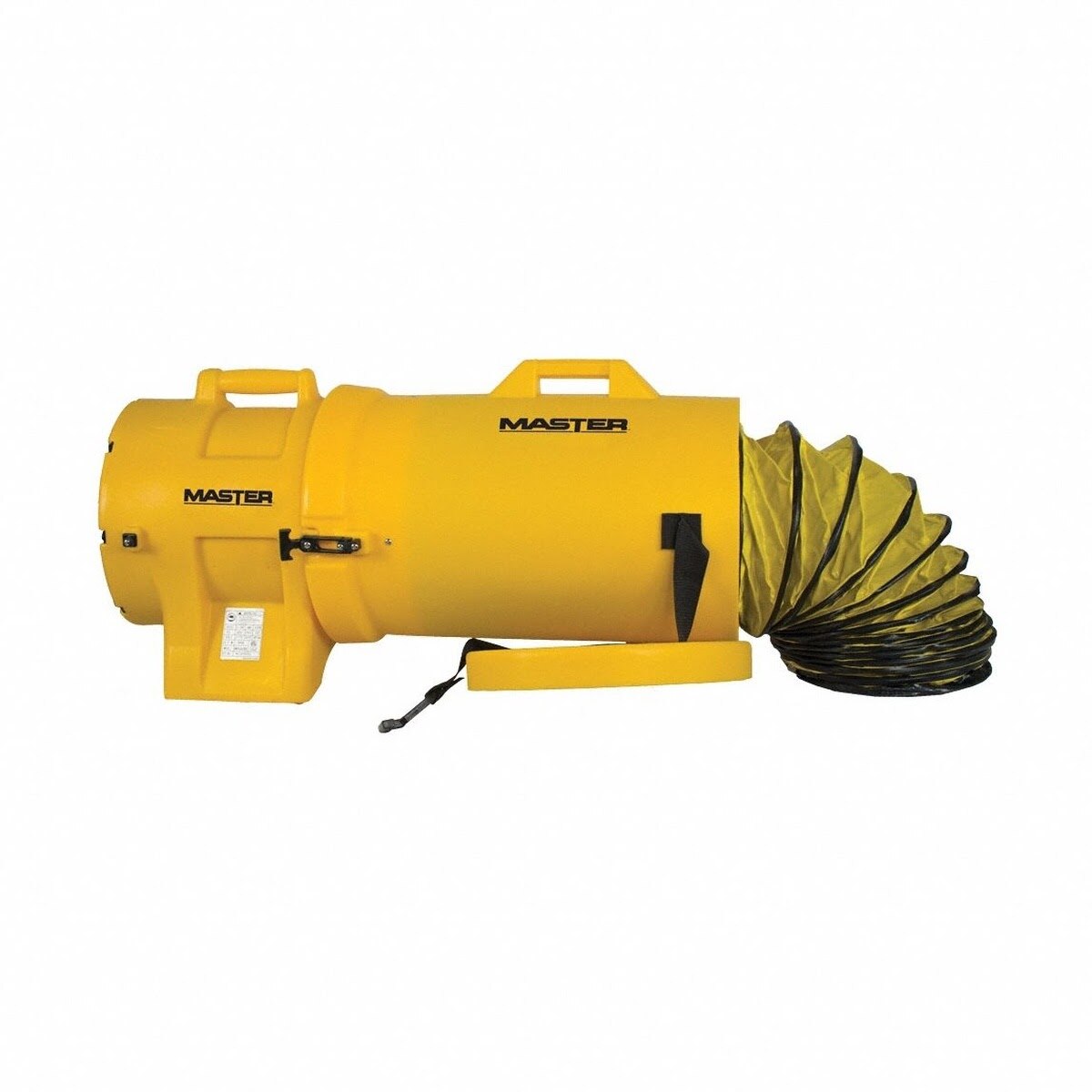 Master MB-P1210-DC25 12 in Confined Space Ventilator with Attachable Duct Canister and 25 ft Ducting (1 Kit)