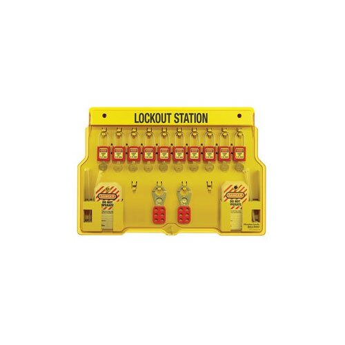 MasterLock 1483BP410 10-Lock Padlock Station, Z.T. Padlocks