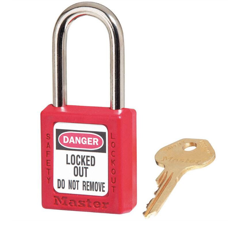 MasterLock 410KARED #410 Safety Lockout Padlock