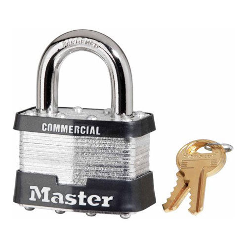 MasterLock 5KAA116 #5 2" Laminated Padlock w 3/8" Dia. Steel Shackle