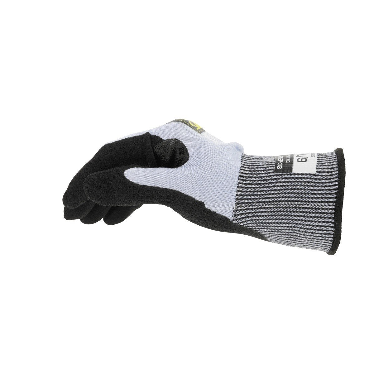 Mechanix Wear S25EP-33-009 SpeedKnit 18 Gauge Cut Resistant Gloves ANSI A5 with Sandy Nitrile Palm 12" Large - 4