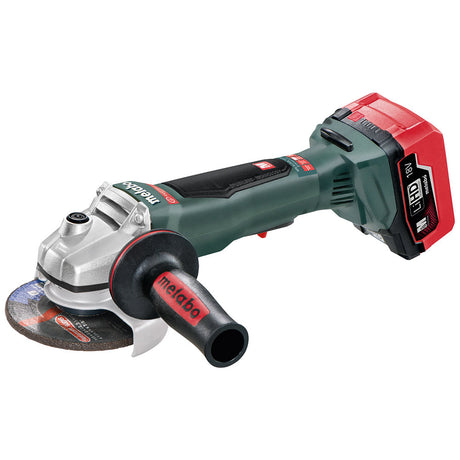 Metabo 613074620 WPB 18 LTX BL Quick 5.5Ah 4.5" Compact Angle Grinder Kit