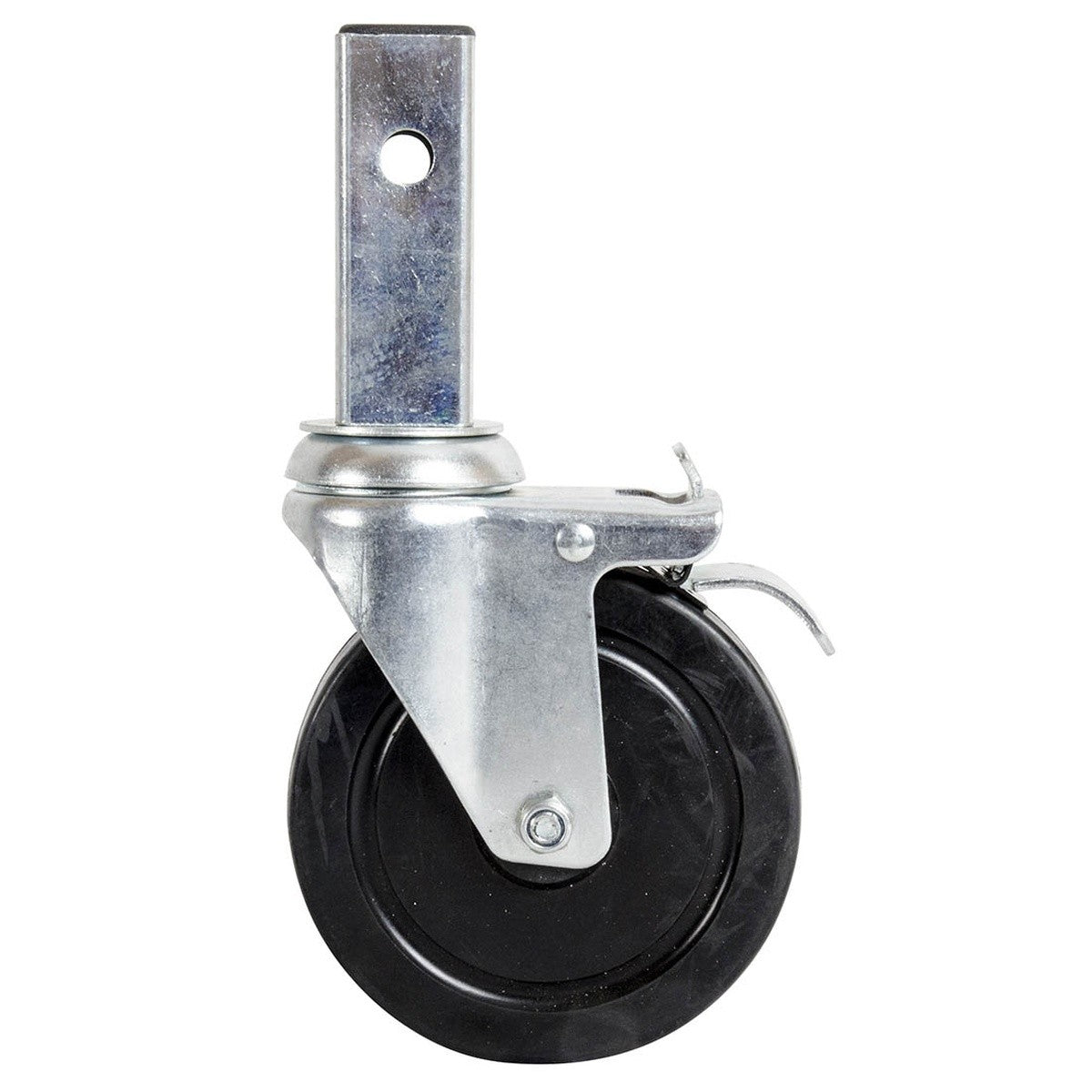 Metal Tech I-C1CAS5 5 in. Scaffold Caster with Square Shank and Locking Pin (Sold Each)