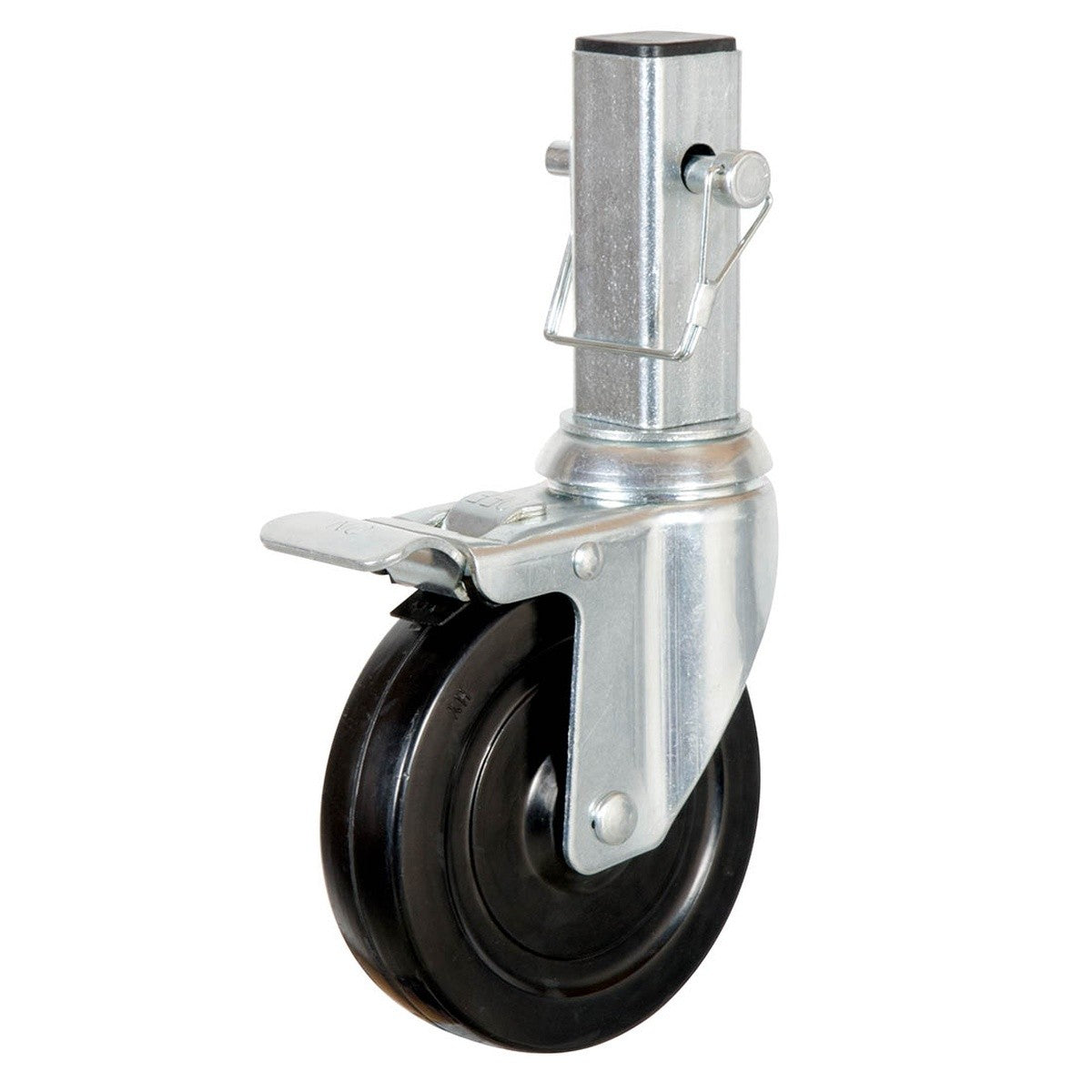 Metal Tech I-C1CAS5 5 in. Scaffold Caster with Square Shank and Locking Pin (Sold Each) - 2