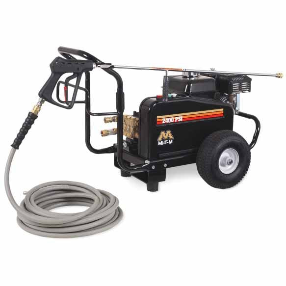 Mi-T-M JCW-2403-0MHB JCW Series Gasoline Belt Drive Cold Water Pressure Washer