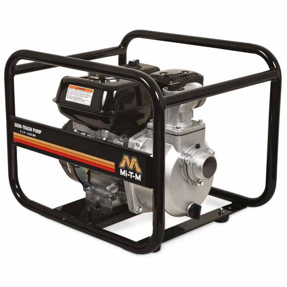 Mi-T-M WTP-S02-1MGH 2-Inch Semi-Trash Pump