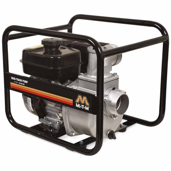 Mi-T-M WTP-S03-1MGS 3-Inch Semi-Trash Pump