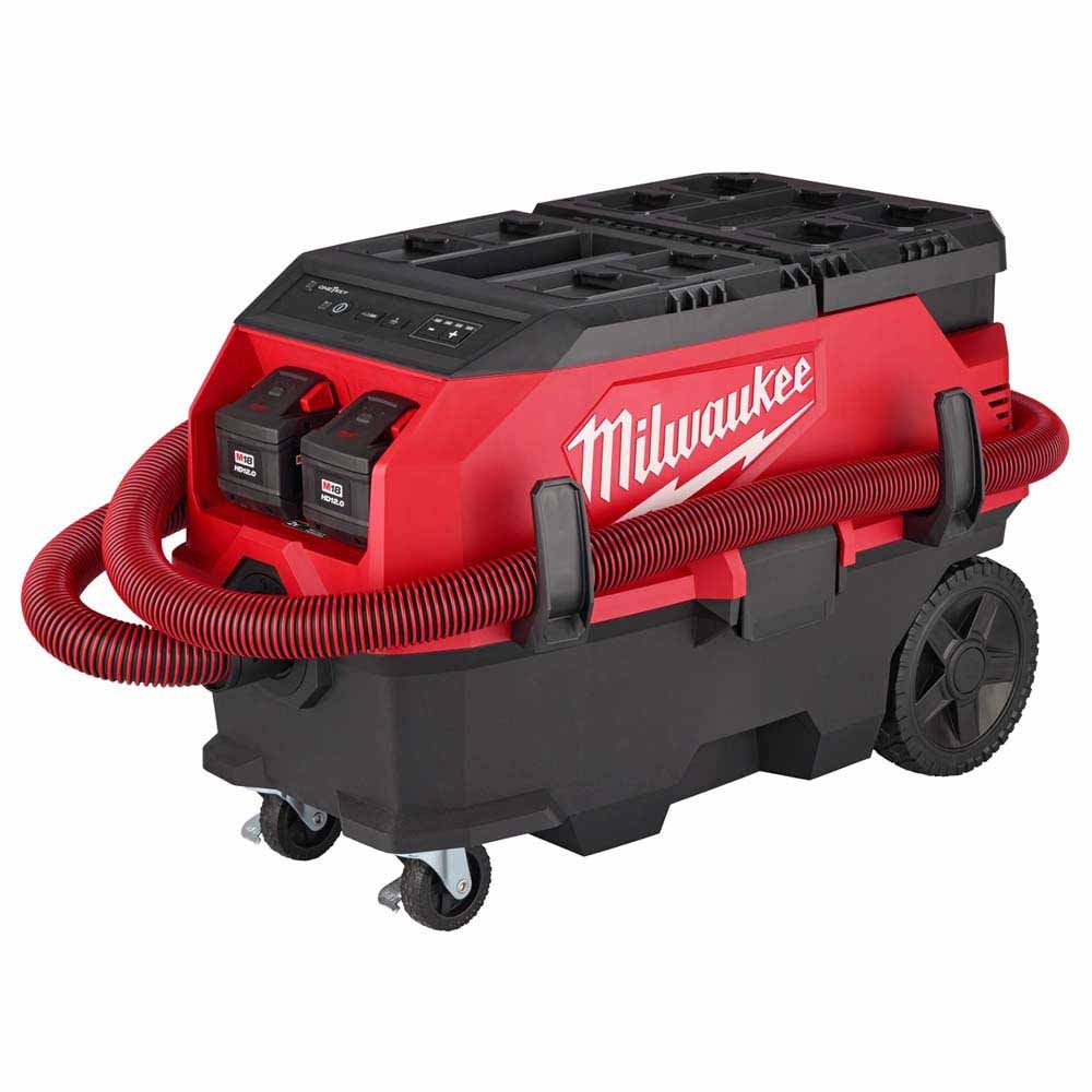 Milwaukee 0888-22HD M18 FUEL 9 Gallon Dual Battery Dust Extractor Kit with PACKOUT Compatibility - 4