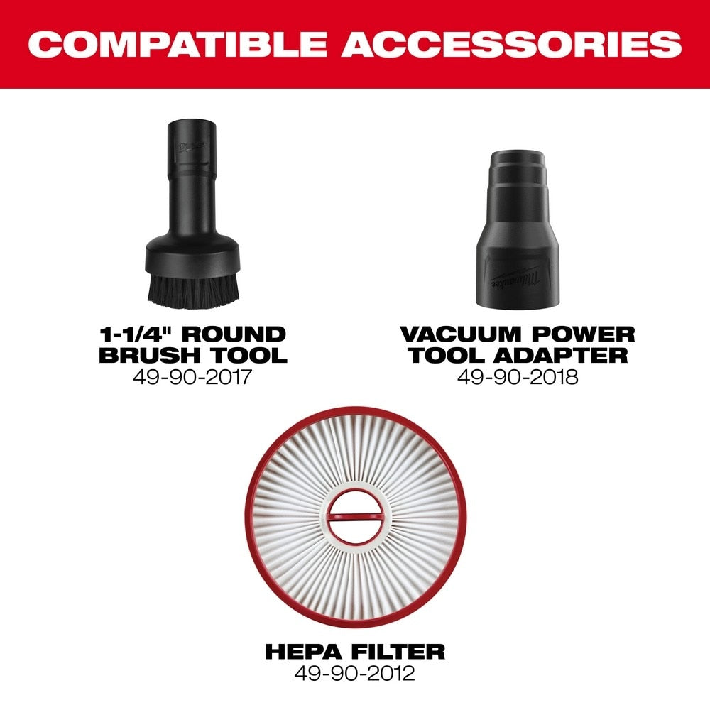 Milwaukee 0940-20 M18 FUEL Compact Vacuum - 8