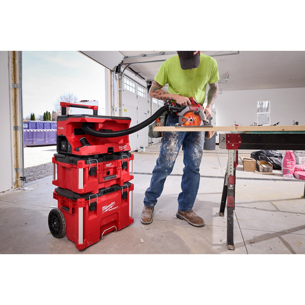 Milwaukee 0971-20 M18 FUEL 4Gal. Wet Dry Vacuum with Packout Compatibility and VACLICK - 13