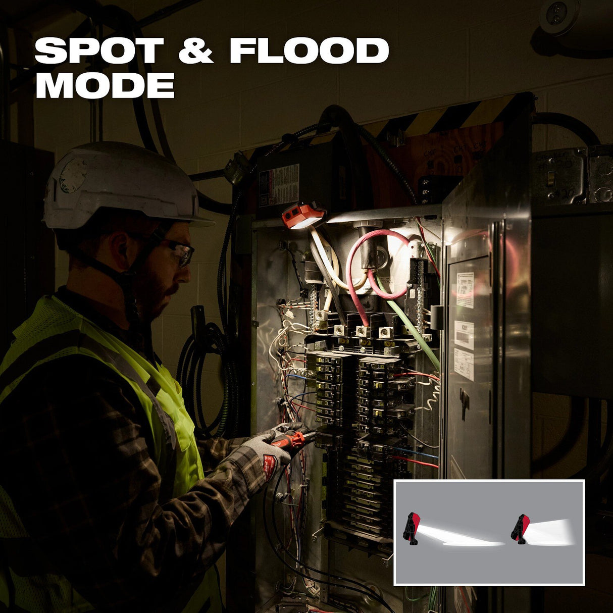 Milwaukee 2015R Rechargeable Pivoting Task Light with Spot Mode 600-Lumen USB-C Rechargeable - 8