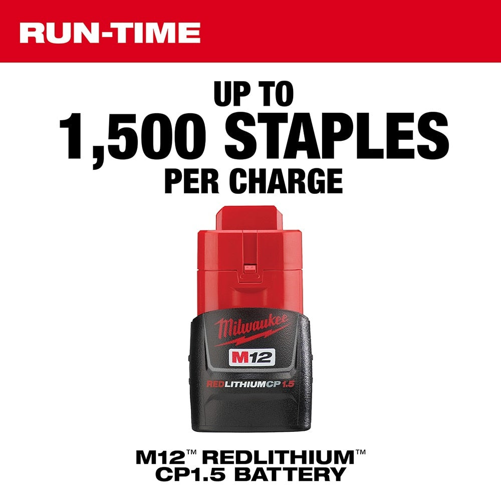 Milwaukee 2447-20 M12 3/8" Crown Stapler - 4