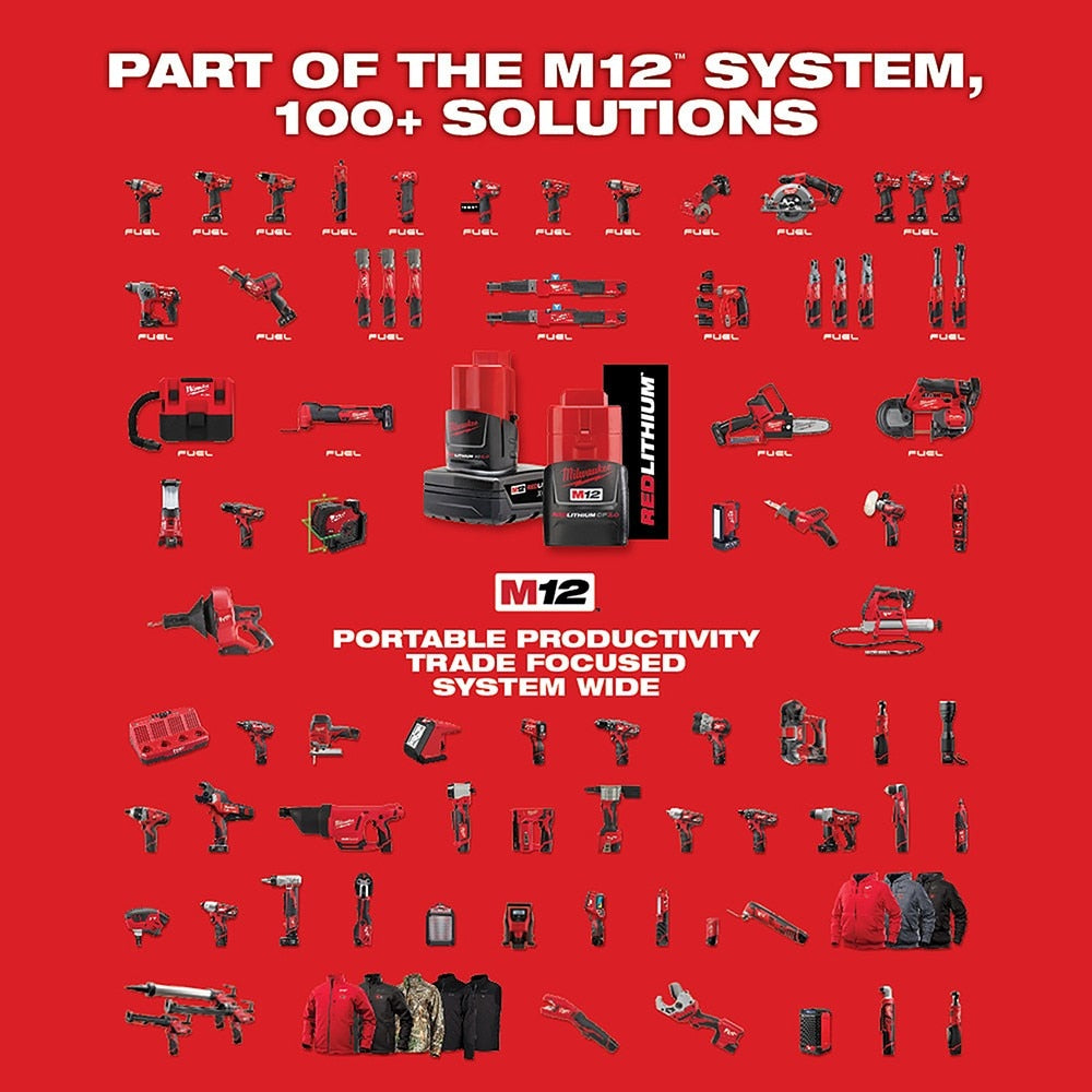 Milwaukee 2447-20 M12 3/8" Crown Stapler - 11
